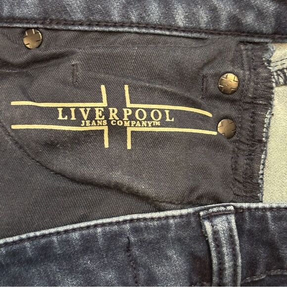 Liverpool Jeans Company The Straight Dark Wash Jeans Size 2 / 26 - Picture 4 of 10